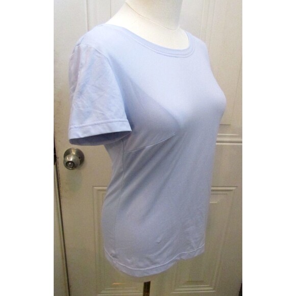 In Bloom by Olvi’s Short Sleeve Top Light Purple Tee T Shirt Size 40 US 10 - Picture 4 of 6